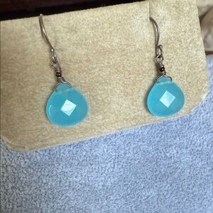 Elegant Blue Drop Earrings